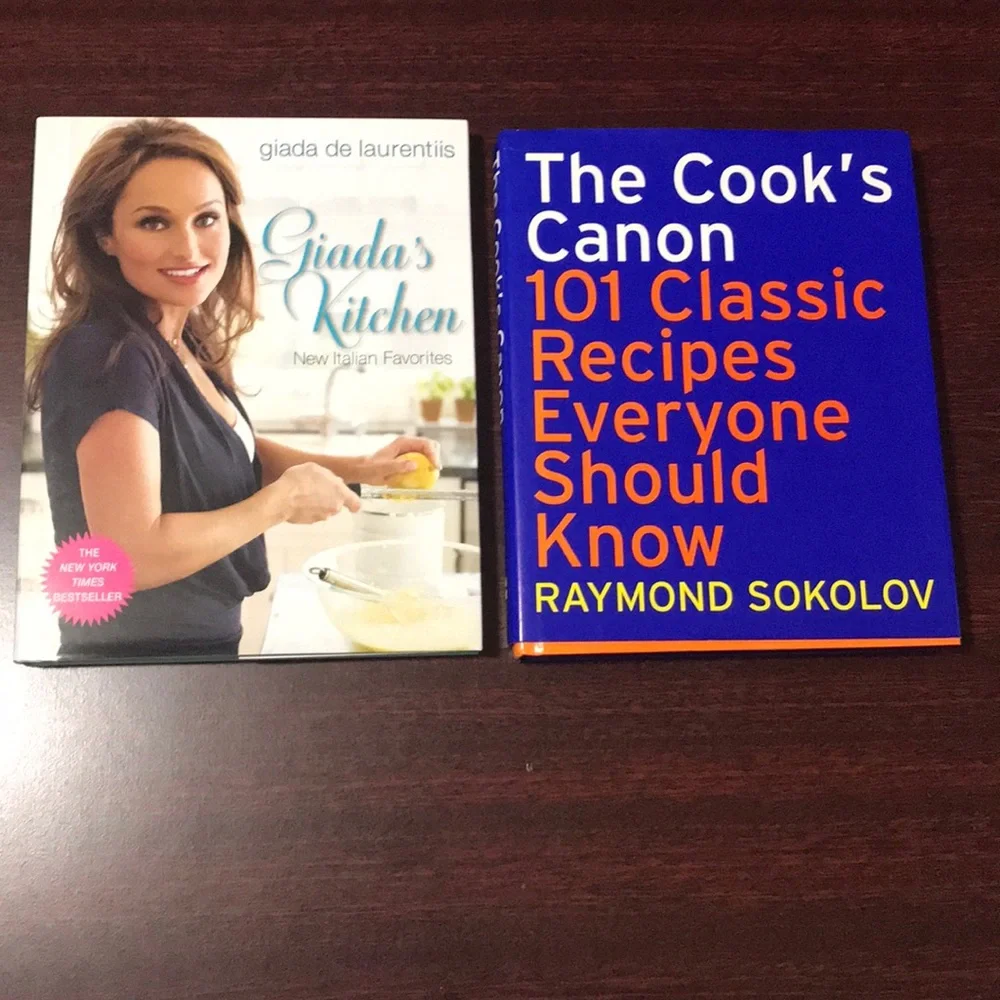 Hard cover cookbooks